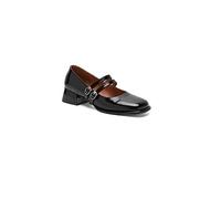 Mary Jane Shoes Women Retro College Wind Fashion Round Head a Word with a Thick Heel Medium Heel High Heels (Chaussures à Talon Moyen)