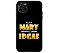 Mary Joke IDGAF Meme Funny Halloween Costume for Mary Coque pour iPhone 11 Pro Max