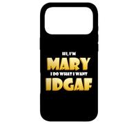 Mary Joke IDGAF Meme Funny Halloween Costume for Mary Coque pour iPhone 17 Pro Max