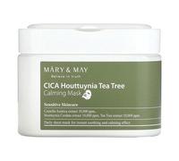 Mary & May Cica Houttuynia, Masque Beauté Apaisant À L'arbre À Thé, 30 Feuilles, 400 G