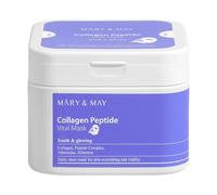 Mary&May Collagen Peptide Vital Mask 30ea | Collagène à faible poids moléculaire, masque feuille peptide, soin de la peau coréenne, masques à feuilles, hydratant | Vert CEE