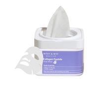 Mary&May Collagen Peptide Vital Mask 30ea | Collagène à faible poids moléculaire, masque feuille peptide, soin de la peau coréenne, masques à feuilles, hydratant | Vert CEE