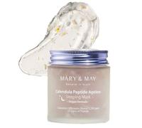 Mary & May Masque de nuit Calendula apaisant anti-rides - 25 peptides & acide hyaluronique - 110 g
