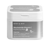 Mary & May Ensemble de masques en tissu Niacinamide & Vitamine C – Éclat 30 pcs