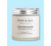 Mary & May Masque pour une peau éclatante Lemon Niacinamide Glow Wash Off Pack - 125 g