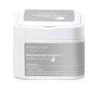 Mary & May Ensemble de masques en tissu Niacinamide & Vitamine C – Éclat 30 pcs