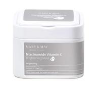 Mary & May Ensemble de masques en tissu Niacinamide & Vitamine C – Éclat 30 pcs