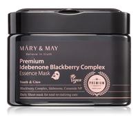 Mary&May Premium Idebenone Blackberry Complex Essence Mask masque hydratant en tissu effet raffermissant grand format 20 pcs