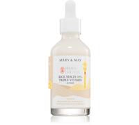 Mary&May SEOUL Edition Sérum triple vitamine à la niacine de riz 10 % - Sérum éclat coréen pour un teint uniforme et un éclat sain - Niacinamide et vitamines - Sans parfum, sans cruauté envers les