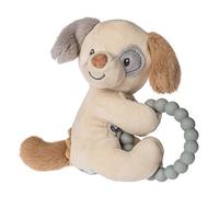 Mary Meyer Hochet doux pour bébé avec anneau de dentition apaisant, 15,24 cm, chiot étincelant