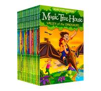 Mary Pope Osborne Magic Tree House Collection Coffret de 16 livres (Mission lunaire !, Icy Escape !, Défi olympique !, Château mystère, Nuit des ninjas, Course avec des gladiateurs, A Wild West Ride