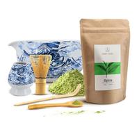 Mary Rose Coffret de cérémonie du thé japonais 100g - Set Matcha Dragon avec accessoires en céramique et bambou