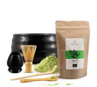 Mary Rose Set d'Accessoires de Thé Matcha - Matcha BIO 100g, Chasen, Chashaku