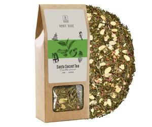 Mary Rose thé vert Santa Secret | Thé vert Sencha | Thé de Chine | Thé de Noël | Thé pour l'automne et l'hiver | Thé réchauffant | Source de théine | Stimulation naturelle | 50g