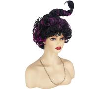 Mary Sanderson Perruque Longue Tresse Chaude Rose Point Culminant Hocus Pocus Mary Costume Accessoires Perruque de Sorcière pour Halloween Party