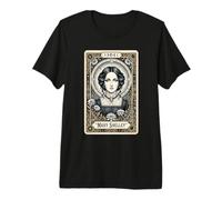 Mary Shelley Horror Gothic Littérature T-Shirt Haut de Gamme