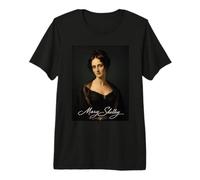 Mary Shelley Horror Gothic Littérature T-Shirt Haut de Gamme