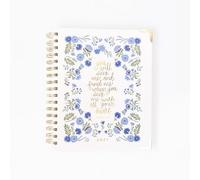 Mary Square You Will Seek Planificateur mensuel 2027, 17,8 x 22,9 cm, couverture rigide avec 12 onglets, coins dorés et couverture des écritures inspirantes