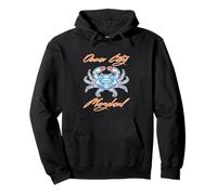 Maryland Blue Crab Ocean Crew Sea Life Vintage Ocean City Sweat à Capuche
