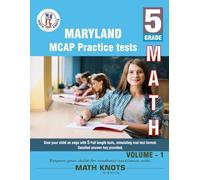 Maryland Comprehensive Assessment Program (MCAP) , 5th Grade MATH Practice Tests ,Volume 1