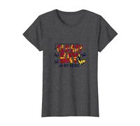 Maryland Old Bay in My Veins Cadeau pour Amoureux du Crabe T-Shirt, Femme, Chiné Foncé, L