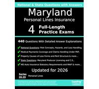 Maryland Personal Lines Insurance (Exam Code 20-29) Practice Exam Questions: 440 Questions with Detailed Explanations