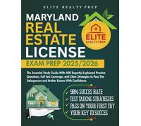 MARYLAND REAL ESTATE LICENSE EXAM PREP 2025/2026: The Essential Study Guide With 400 Expertly Explained Practice Questions, Full Test Coverage, and ... Salesperson and Broker Exams With Confidence