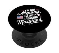 Maryland USA State America Travel American Marylander PopSockets PopGrip Adhésif