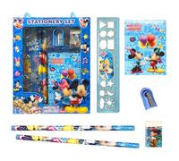 Marypaty Fourniture Scolaire Kawaii Fille Garcons, Papeterie Crayon Kit Affaire Rentrée Scolaire Règle Gomme Bloc-Notes Cadeau d'anniversaire Enfants pour 5 6 7 8 Ans (Style 6)