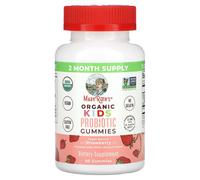 MaryRuth's, Gommes Probiotiques Biologiques pour Enfants, Fraise, 60 Gommes