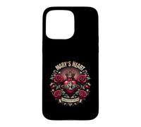 Mary's Heart & Roses influencés par l'âge Coque pour iPhone 15 Pro Max