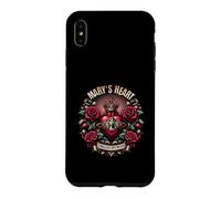 Mary's Heart & Roses influencés par l'âge Coque pour iPhone XS Max