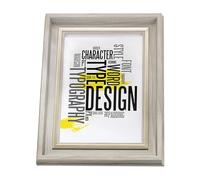 marysgift Cadre photo blanc rustique style vintage pour décoration verticale Artwork (XK03204,8")