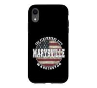 Marysville Washington Drapeau américain Vintage Coque pour iPhone XR