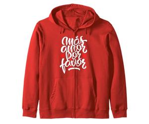 Mas Amor por Favor pour Femmes Espagnol Latina Amour Sweat à Capuche