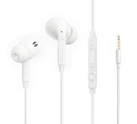 MAS CARNEY Écouteurs Filaire jack 3.5mm, Écouteurs Intra-Auriculaires, Casque Audio Filaire avec Micro et régulateur pour Motorola Moto, Oreillette Filaire pour Sony Xperia 10 VII Xperia 1 VII, MP3,PC