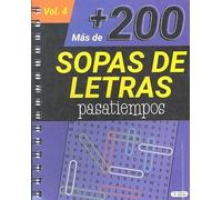 MAS DE 200 SOPAS DE LETRAS PASATIEMPOS VOL 4