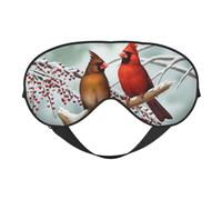Mas de sommeil avec motif d'oiseaux mignons - Design mis à jour - Bloque la lumière - Pour homme et femme