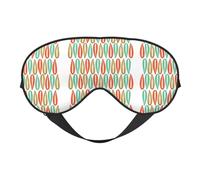 Mas de sommeil de style moderne du milieu du siècle, design mis à jour, blocage de la lumière, aveuglage des yeux de nuit, hommes et femmes, cadeaux de voyage