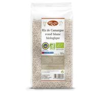 MAS DU BIO - Riz de Camargue Rond Blanc Bio - IGP Camargue, Fabriqué en France- Sans sucres ajoutés - le sachet de 500g - Le Lot De 4