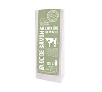 MAS DU ROSEAU-Bloc de savon au lait bio de vache Mas du Roseau - 130 g