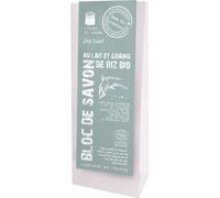 MAS DU ROSEAU-Bloc de savon au lait et grains de riz bio Mas du Roseau - 130 g