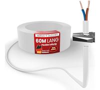 MAS Premium De 5 à 100m Câble en plastique souple H05VV-F 2, 3 ou 5 x0,75; x1; x1,5 ou x2,5 et 4G0,75 Câble flexible Câble de dispositif (H05VV-F 2x2,5 WS, 60m)