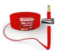 MAS Premium FLRY-B 2,5 mm² Câble pour véhicule 5-100 m Câble KFZ Utilisation dans les systèmes électriques des véhicules Noir Rouge ou Ensemble de 2 pièces (Rouge + Noir) (Rouge, 5 m)
