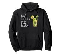 Mas Tequila Por Favor T-Shirt Mexicain à Boire Sweat à Capuche