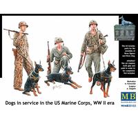 (MAS35155) - Masterbox 1:35 - Dogs in the Service in Marine Corps WW II