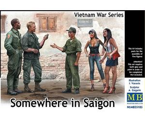 (MAS35185) - Masterbox 1:35 - Somewhere in Saigon, Vietnam War Series