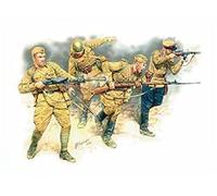 Masterbox MAS3523 Maquette 1:35 - Série Front de l'Est Kit 2 Infanterie soviétique - Glow2B
