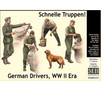 (MAS35237) - Masterbox 1:35 - Schnelle Truppen, German Drivers WWII