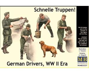 (MAS35237) - Masterbox 1:35 - Schnelle Truppen, German Drivers WWII